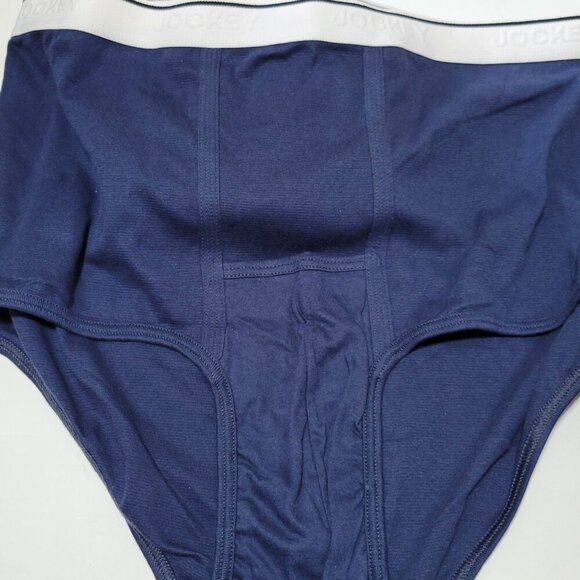 Jockey Briefs 3XL NWOT Mens Lot of 3 Burgundy Blue Cotton Quick Draw H-Fly - Picture 3 of 4